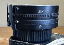 Vivitar Automatic 2X-5 SLR Tele Converter Camera Lens  Case For Minolta Camera