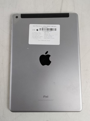 Apple iPad 6th Gen A1954 32 GB iOS 17.7.5 Space Gray Tablet - Picture 6 of 6