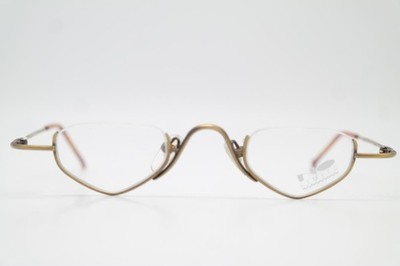 Vintage Brille NO LIMITS 8339 Gold Halbrand Brillengestell eyeglasses