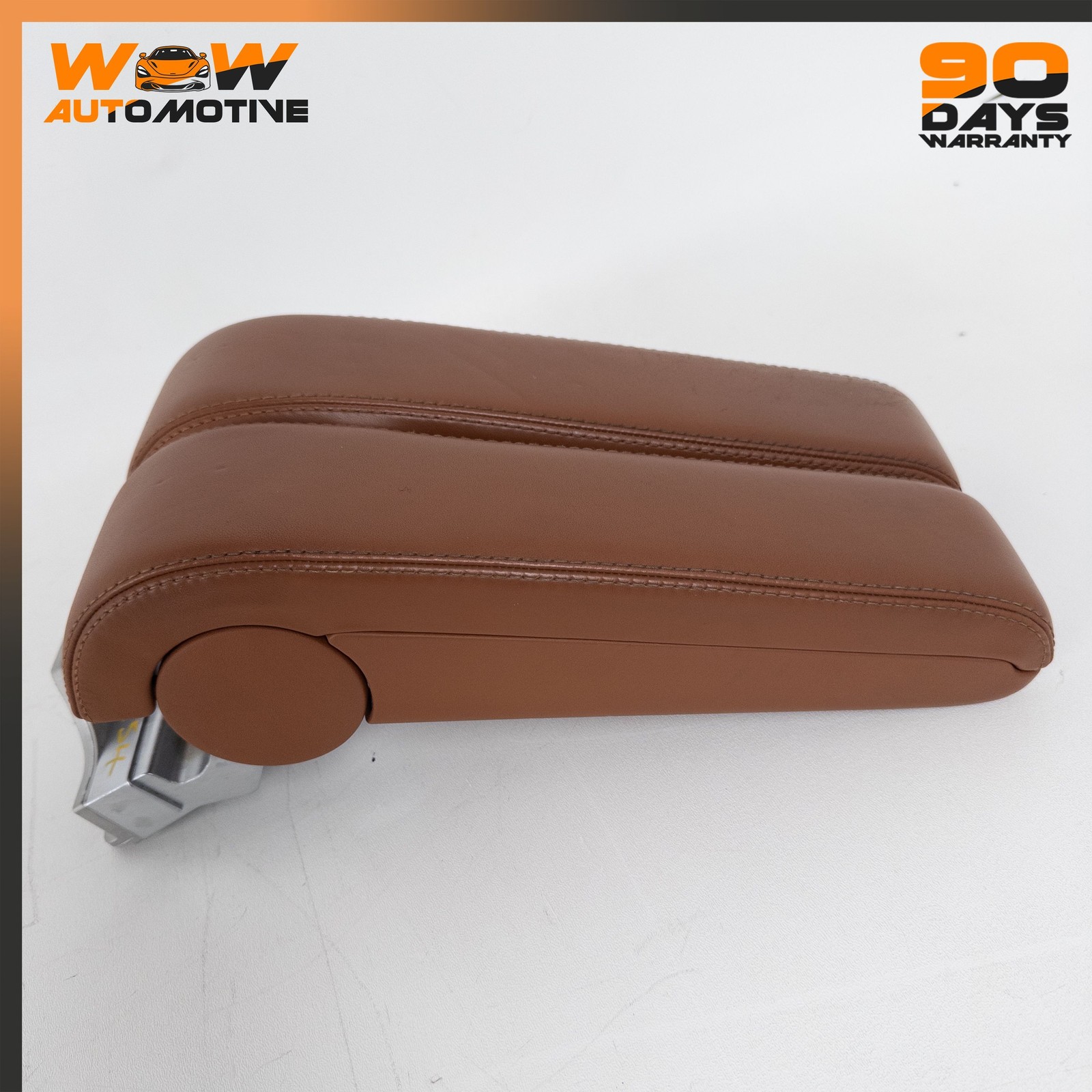 06-19 BENTLEY FLYING SPUR FRONT LEFT RIGHT CENTER CONSOLE ARMREST BROWN SET OEM