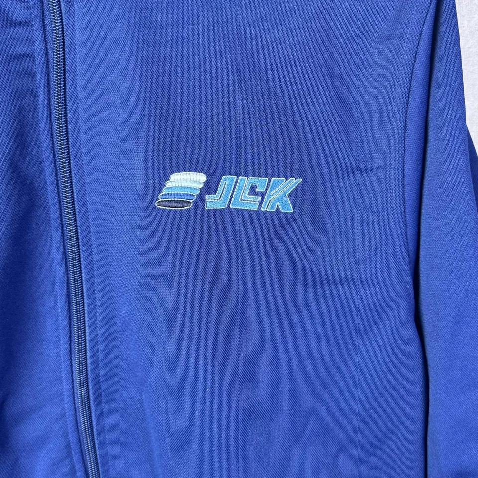 Винтажная спортивная куртка Jack на молнии мужская размер большой синий ретро - Изображение 4 из 4