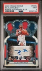 2023-24 Panini Crown Royale Rookie Crown Auto Bilal Coulibaly Blue /75 PSA 9