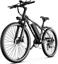 26" Electric Bike 1500W Peak for Adults Mountain Ebike 65Miles Range for Commute