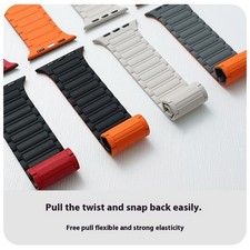 Dual Tone Magnetic Strap for Apple iWatch Silicone Fashion Watch Band