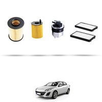 Hoffcar Set Service - 4 Filter Kompatibel Mit Mazda 3 (Bl) 1.6 CD 80Kw Von 20