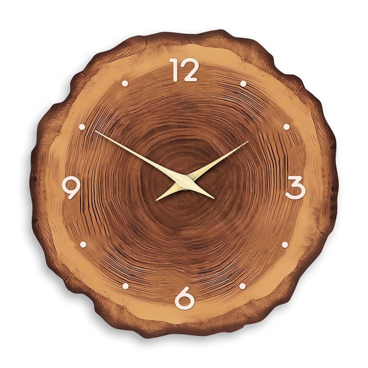 Modern Wood Wall Clock for Living Room Decor Rustic Wall Clocks