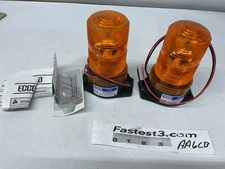 ECCO 6225A Amber strobe light beacon LOT OF 2