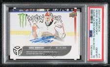 2024 Game Dated Moments Achievement Sergei Bobrovsky #11 PSA 10 GEM MT Auto z1b