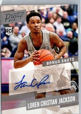 2021-22 Prestige Bonus Shots Signatures Loren Cristian Jackson RC Auto #PBLCJ