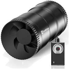 Ventilatore condotto 100mm, regola velocità, silenzioso, alta efficienza, per...