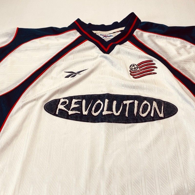 Vintage Reebok MLS 1998-1999 New England Revolution Soccer Jersey