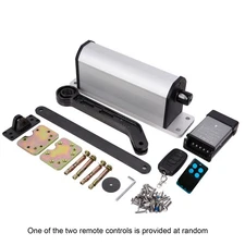 550lb Automatic Swing Gate Opener Electric Door Operator Closer System w/Remotes
