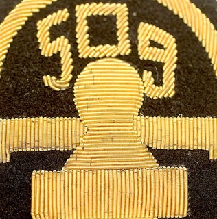 WWII AIRBORNE PATCH 509TH GERONIMO EXTREMELY RARE! D DAY PARATROOPER US ARMY !!