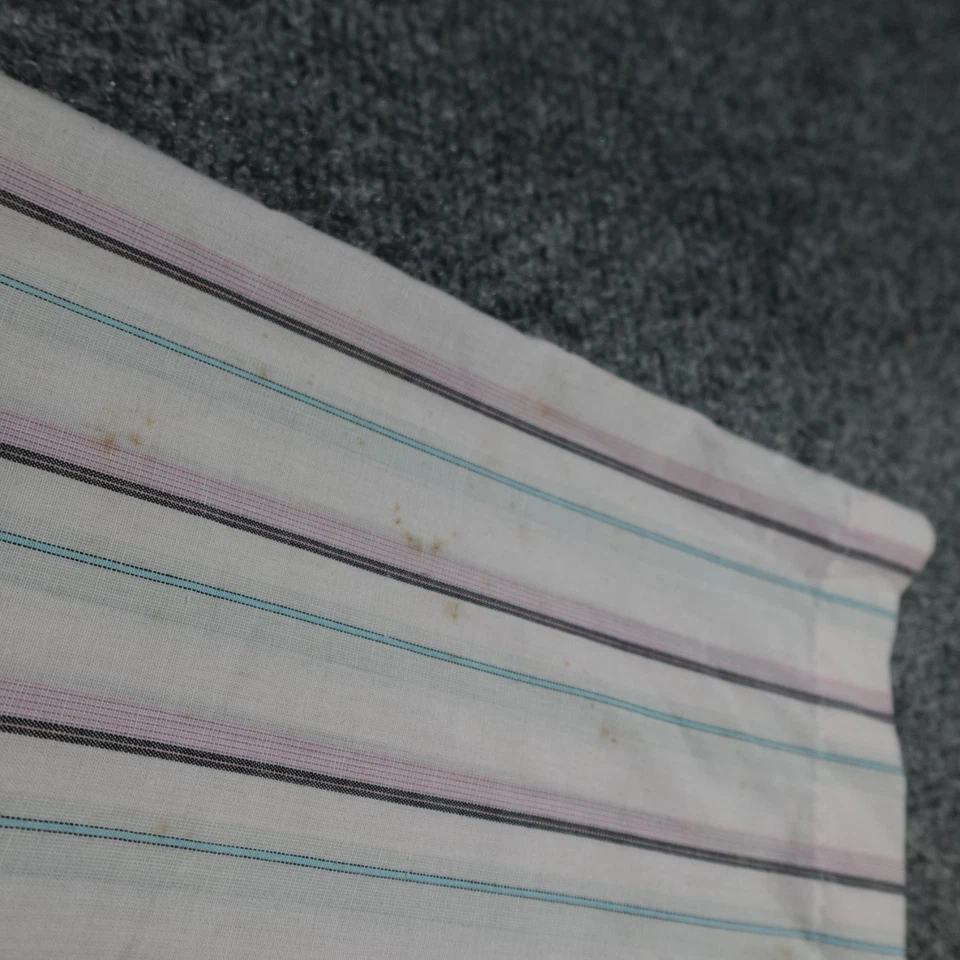 Vintage Wrangler Shirt Men L White Pink Stripe Western PearlSnap Rodeo 80s 14744 - Image 4 of 4