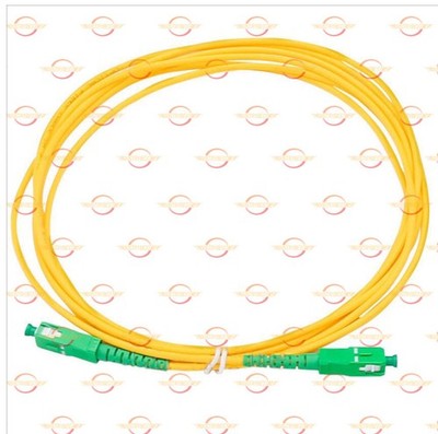 30M SC/APC Simplex Singlemode Fiber Optic Patch Cord Cable 3.0mm FTTH PVC Jumper