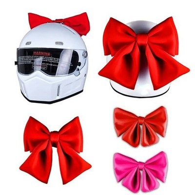 Motorrad Zubehör Helm Schleifendekoration dreidimensionales Bogendesign