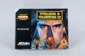 Nintendo NES *Wizards & Warriors III: Kuros: Visions of Power* OVP PAL B 8W-FRG+