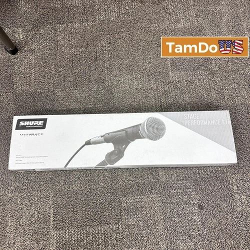 Shure SM85-CN BTS Stage Performance Kit, Pro Vocal Microphone Set, Live Shows