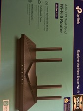 TP-Link AX1800 WiFi 6 Router Archer AX21, Dual Band, Gigabit - Tested Working