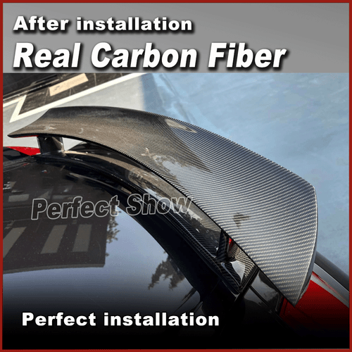 For Porsche Cayman 987 Coupe 05-12 Real REAL Carbon Rear Trunk Spoiler Wing Lip - Picture 5 of 12