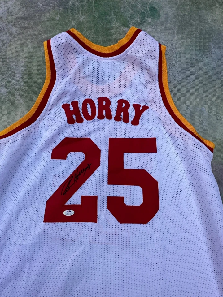 NBA Houston Rockets Robert Horry #25 Signed Jersey PSA COA. - Image 2 of 4