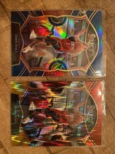 John Wall 2020-21 Panini Select Concourse Red White Orange Shimmer Prizm (x2)