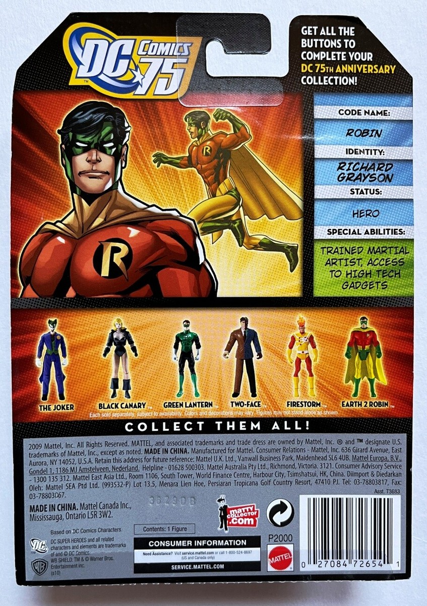 Earth 2 Robin MOC DC Universe 75 Years of Super Power Infinite
