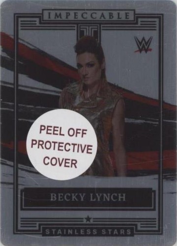 Becky Lynch WWE Panini Impeccable Stainless Stars Auto Autograph