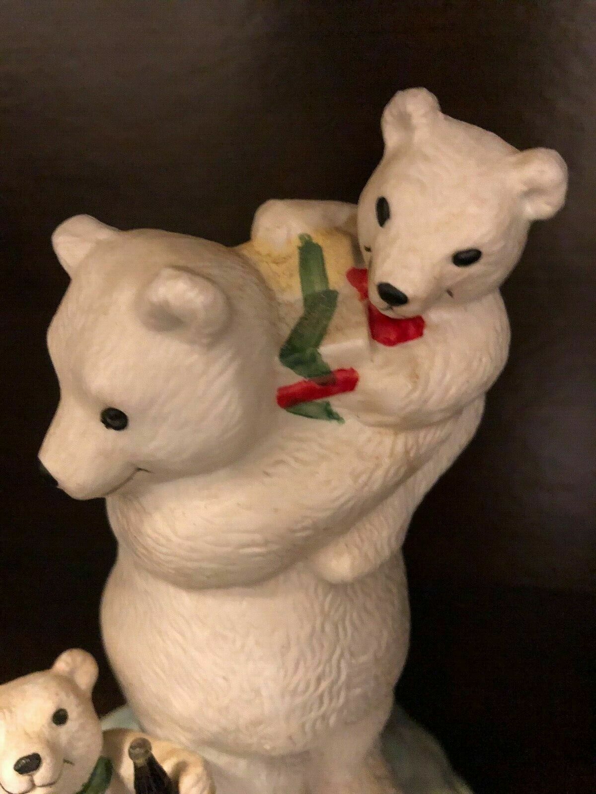 Coca Cola Collectible Polar Bear Music Box It's The Real Thing 1996 eBay