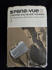Vintage Pana-Vue Automatic Lighted 2x2 Slide Viewer Battery Operated