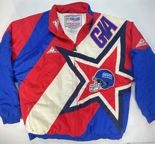 New York Giants Pro Line Apex One Puffer Jacket Mens L Vintage 90s Star Logo USA