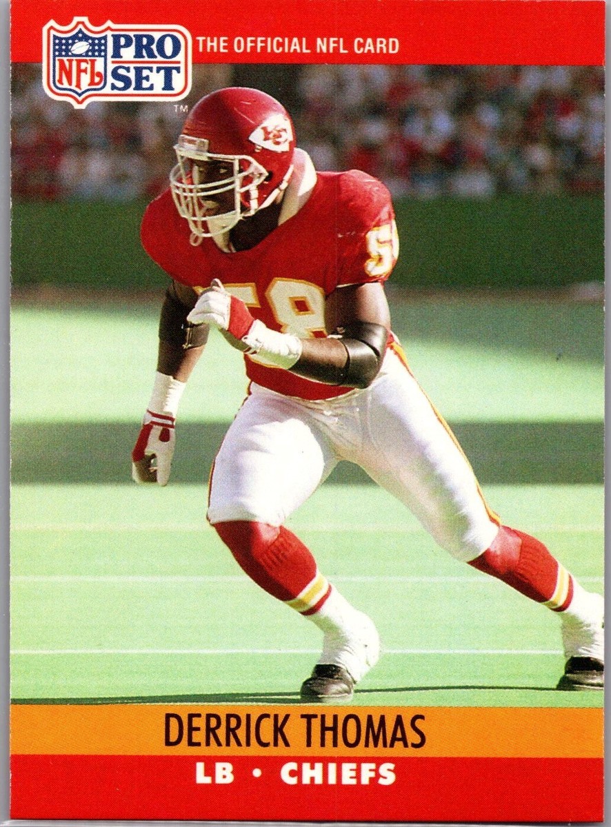 90s NFL チーフス ゲームシャツ 48サイズ デリックトーマス #58 1990 NFL Pro Set - #536 Derrick Thomas | eBay