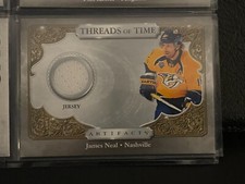James Neal Threads of Time Jersey TT-JN From 2020-21 UD Artifacts Hockey