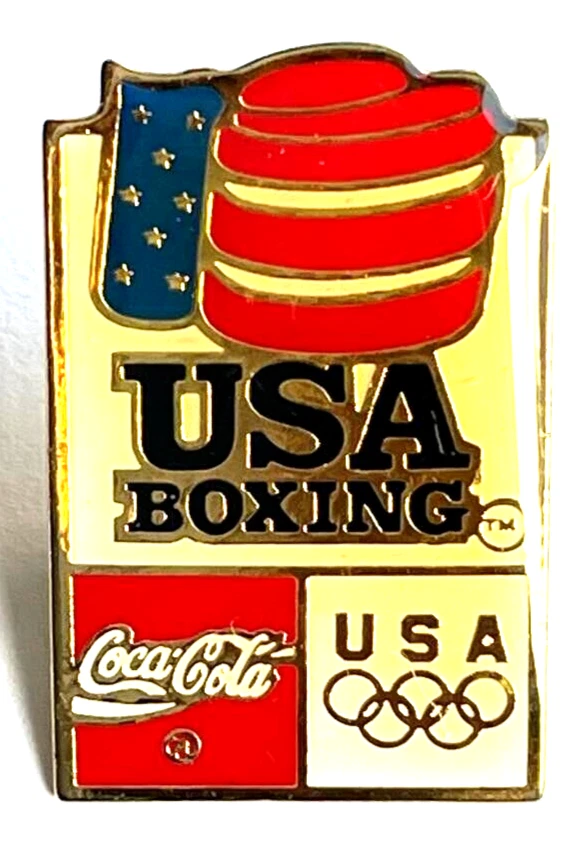 Coca Cola USA Boxing Team Olympiade Pin (H11) - Bild 1 von 1