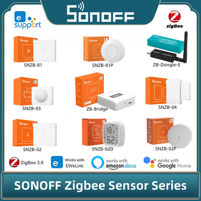 SONOFF SNZB-01 P 02 D 03 04 Wireless Switch Smart Home Zigbee Smart Sensor Works