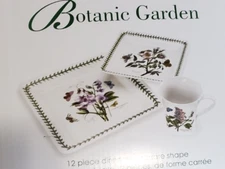Portmeirion Botanic Garden Square 8Pc Dinner Set, Service for 4 Missing Salad