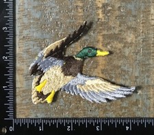 Vintage DUCK Mallard Waterfowl Hunting Embroi...