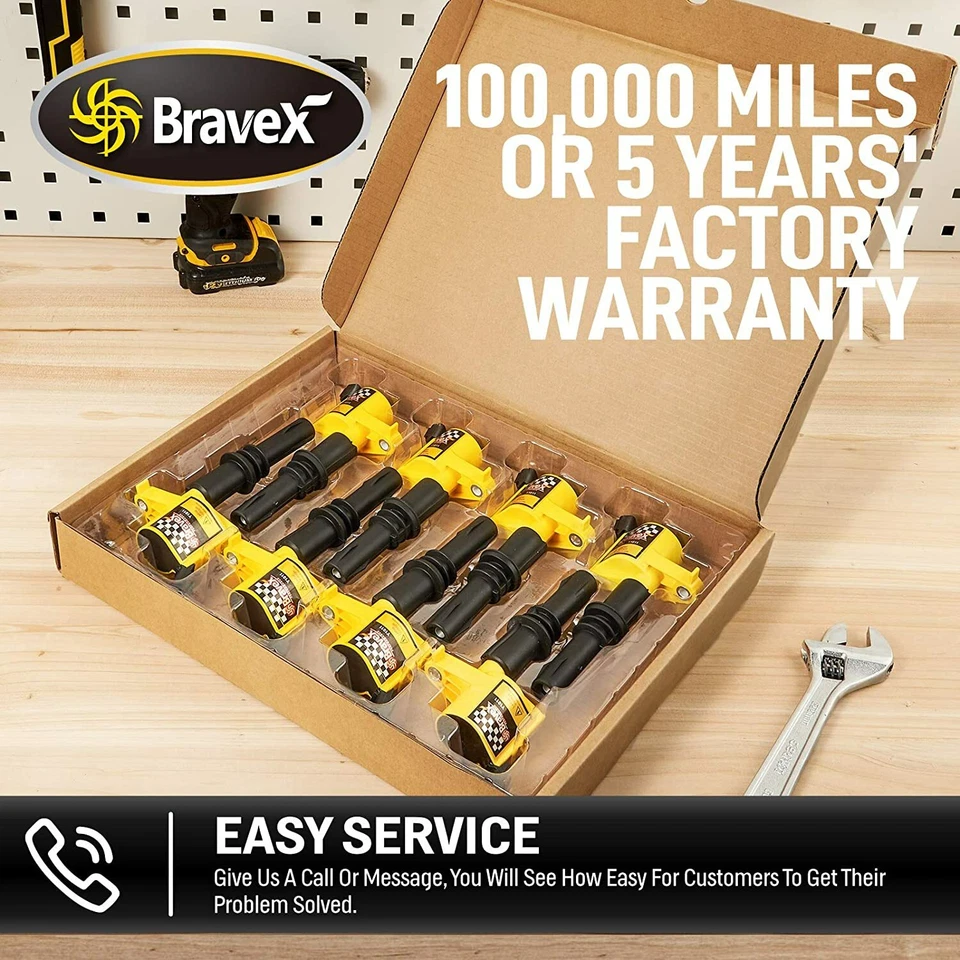 8Pack Ignition Coils For Ford F-150 4.6L 5.4L 2004 2005 2006 2007 2008 2009 2010 Foto 2 de 4