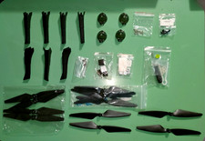 LOTTO RICAMBI DRONE MJX BUGS2 B2W,ELICHE,PIEDINI,VITI SERRAGGIO ELICHE HUBSAN