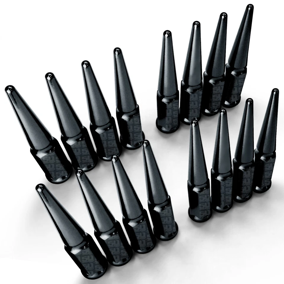 16 tuercas de clavo 12x1,25 bellota aptas para Nissan Datsun Subaru Infiniti Suzuki negras Foto 2 de 4