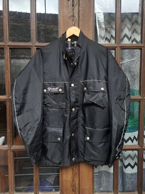 90s Belstaff Trialmaster Motorcycle Nylon Jacket Mens Medium - Main Image