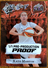 '24 Leaf Kate Martin Pre-Production Proof 1/1 RC Iowa Hawkeyes