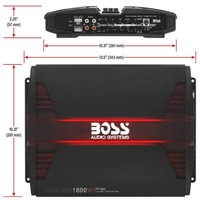 1 Boss Audio Systems PF1800 VerstäRker 4 KanäLe 1800 W Max Kofferraum Auto