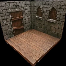  Custom Diorama Castle Marvel DC Neca Mezco TMNT 6" 7" figures 1/12