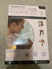 Finishing Touch Flawless Cleanse Spa Spinning Spa Brush 3 Heads New Sealed