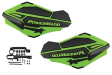 Powermadd Sentinel Guards Handguards Green Black Universal Snowmobiles Snow