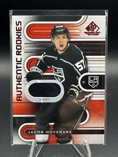 2022-23 SP Game Used Authentic Rookies Red Jersey Jacob Moverare #199 Rookie RC