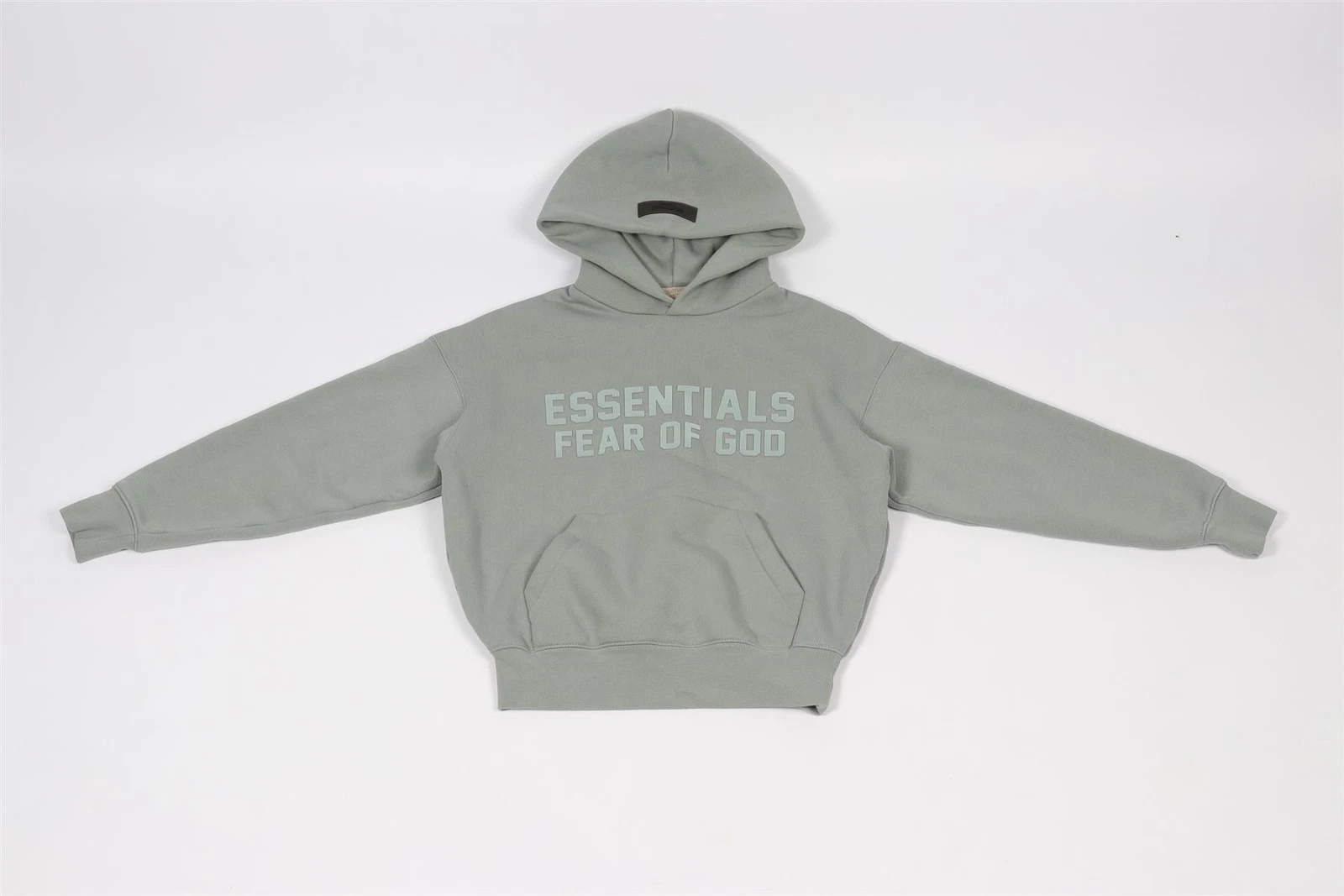 FEAR OF GOD FELPA CON CAPPUCCIO PAURA DI DIO VERDE BAMBINO RAGAZZO COTONE 6 7 ANNI
