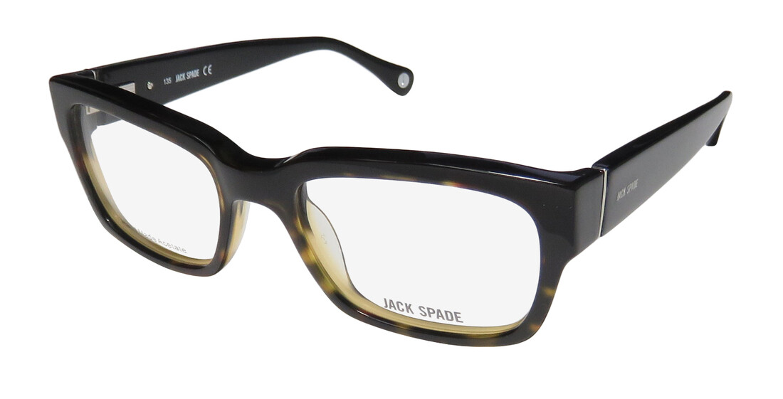 NEW JACK SPADE GRANT AMERICAN FASHION LABEL HOT OVERSIZED EYEGLASS  FRAME/GLASSES