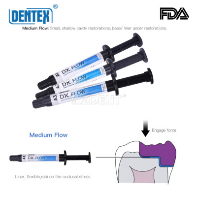 #ad #ad DX.FLOW Dental Flowable Light Cure Composite Resin Medium Flow DENTEX $32.55